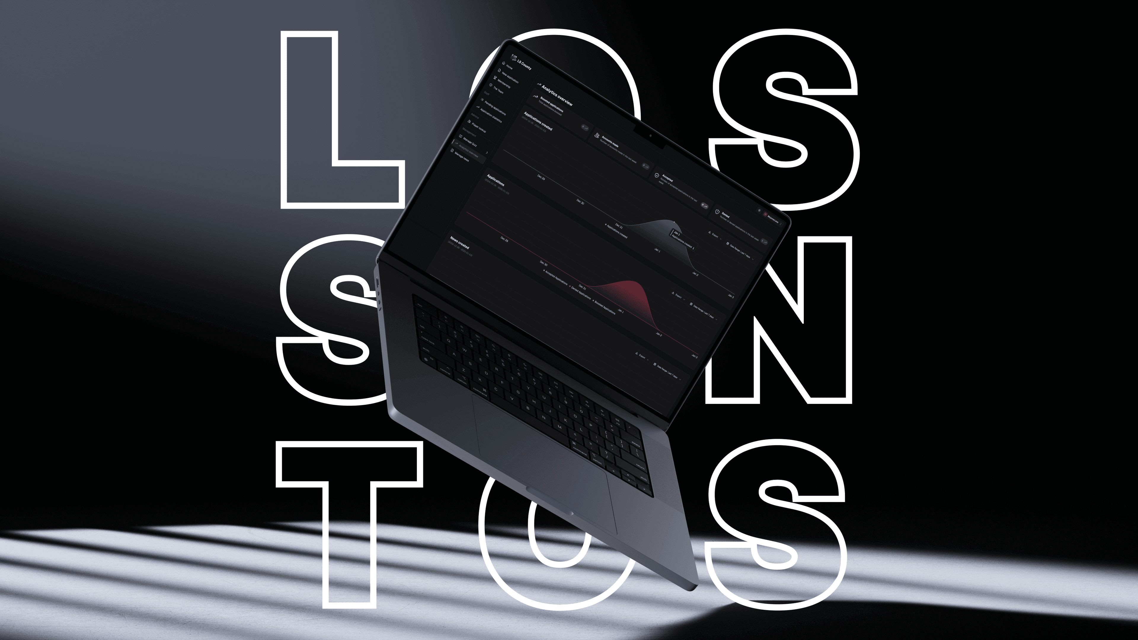 Los Santos County main page MacBook Pro mockup